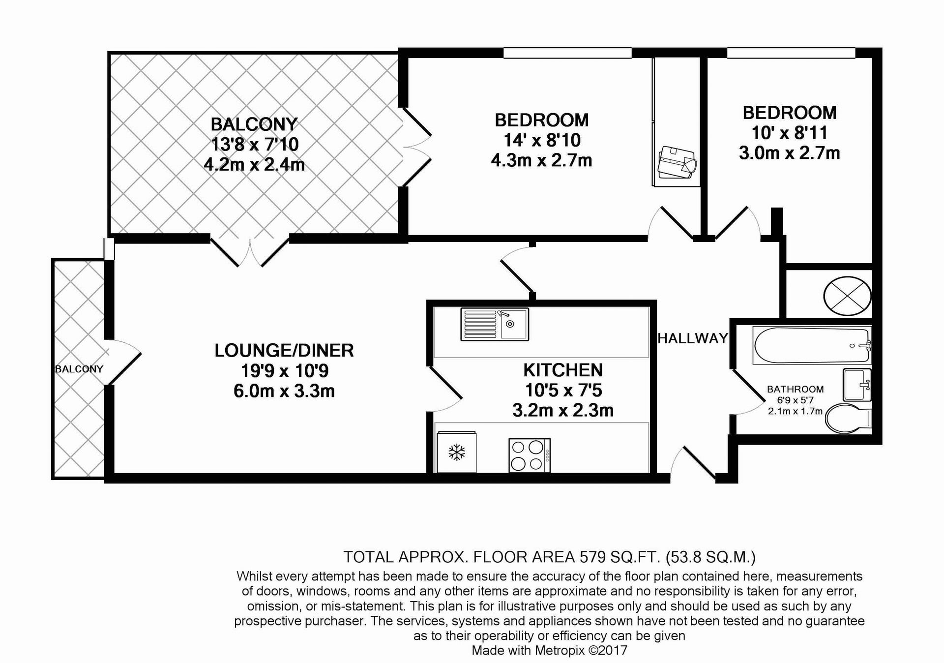 2 Bedrooms Flat to rent in Goldsborough House, Lockes Wharf, Westferry Road, London E14