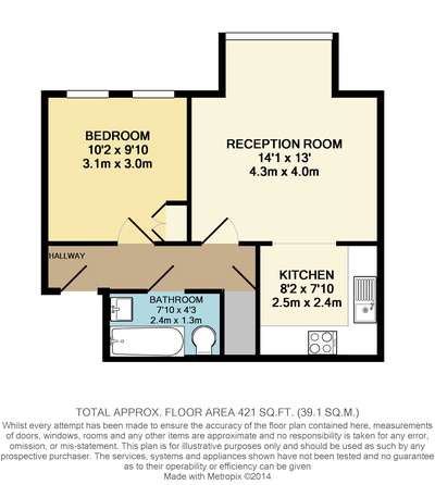 1 Bedrooms Flat to rent in Chaucer Drive, London SE1