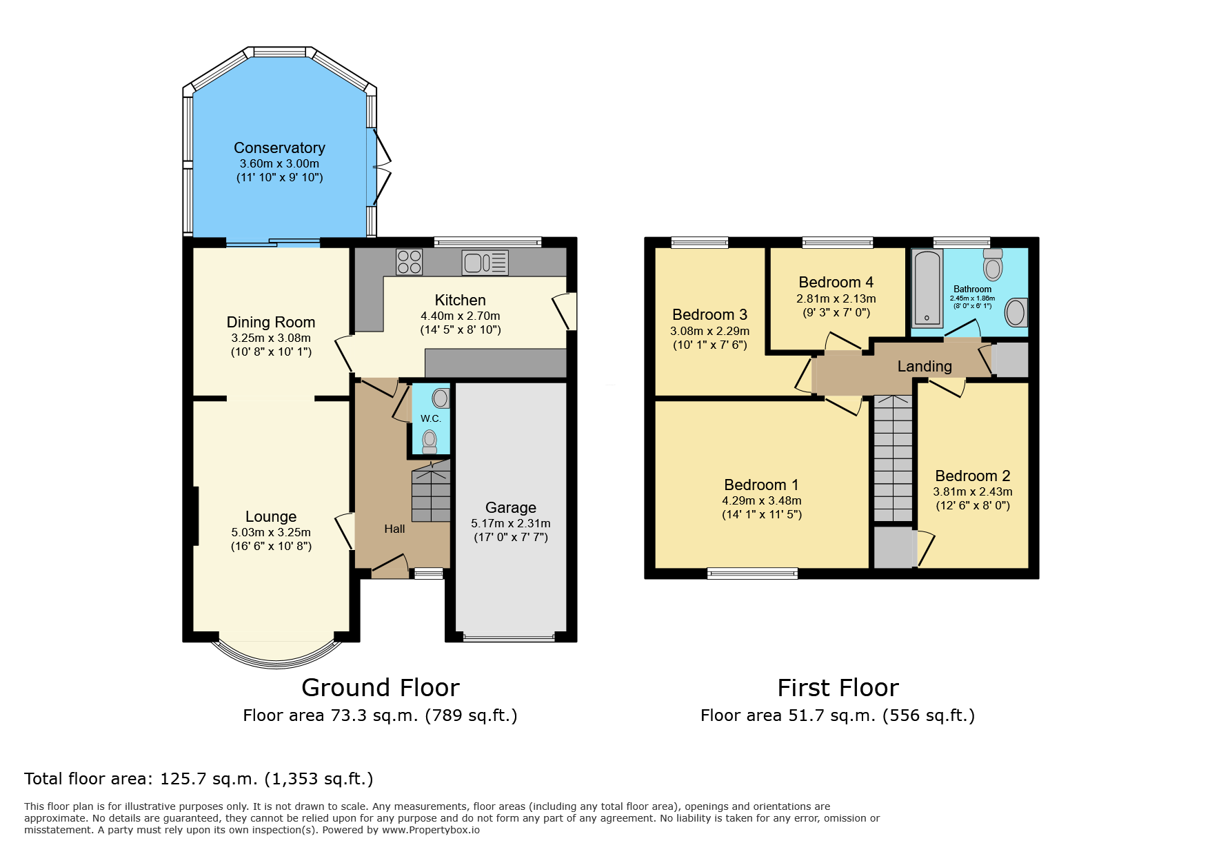 21 Sutherington Way, Leicester floorplan