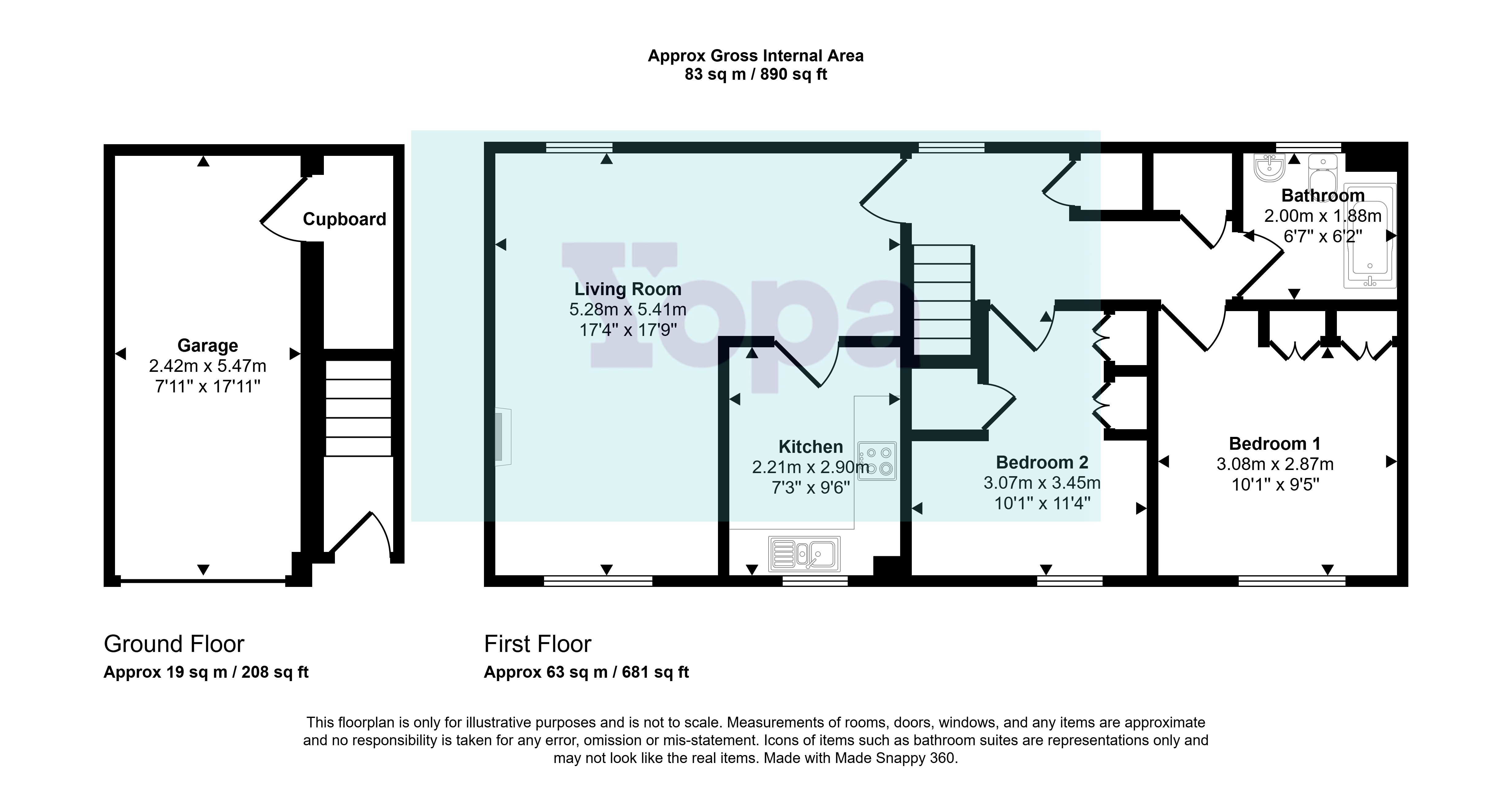 20, Weavers Reach, Wellington floorplan