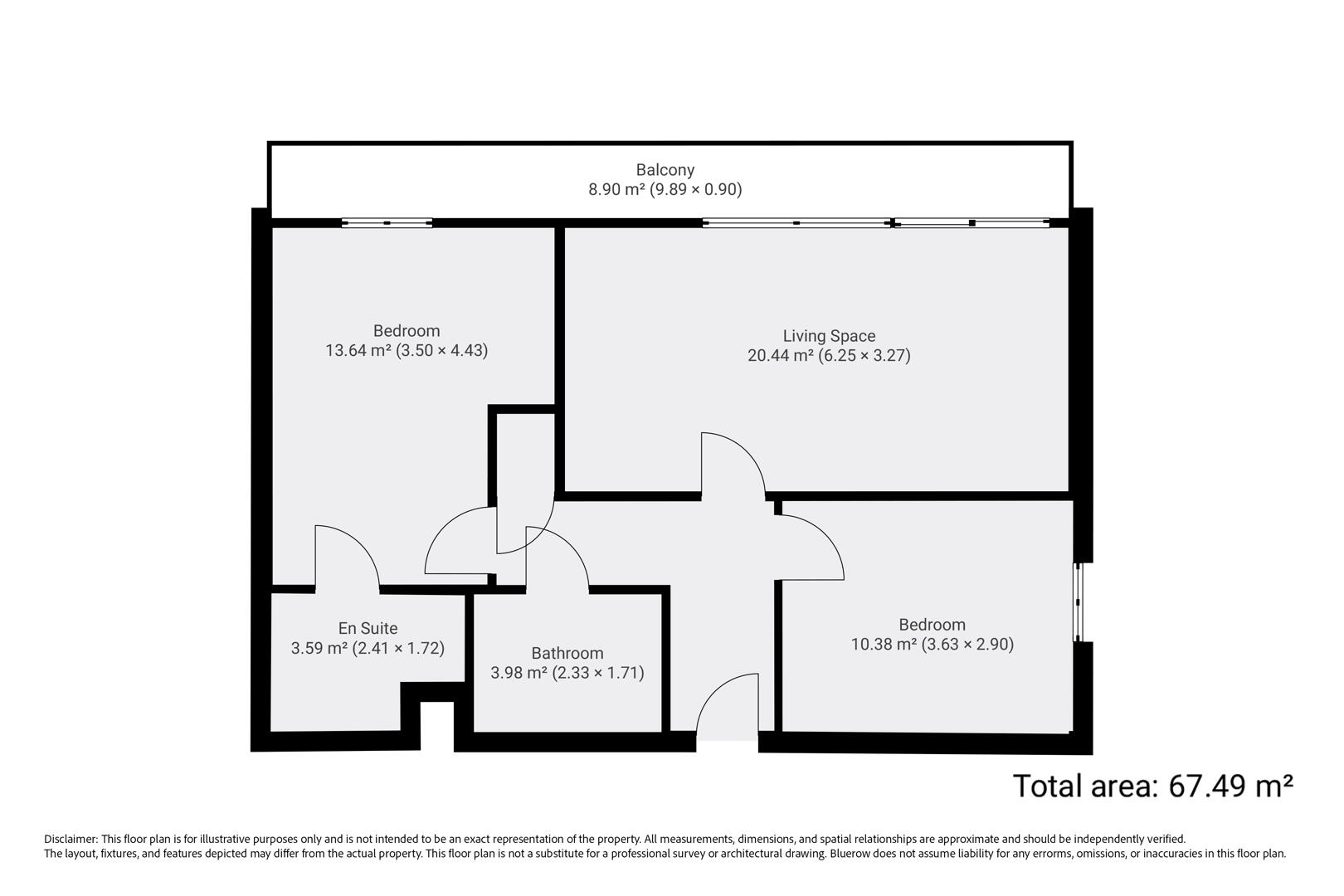 BRH, 137 Central, Benson Street, Liverpool floorplan