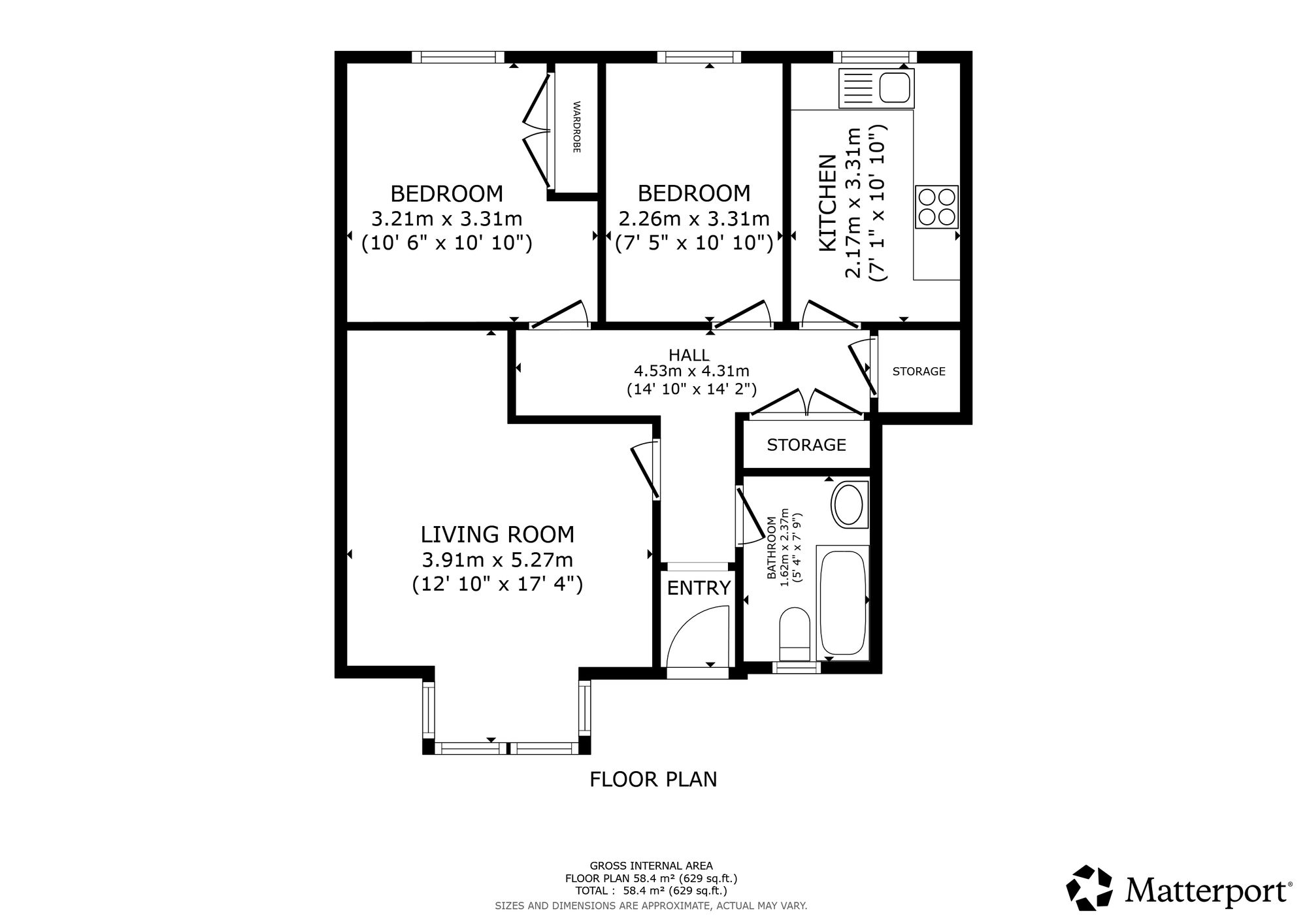 Portree Place, Glasgow floorplan