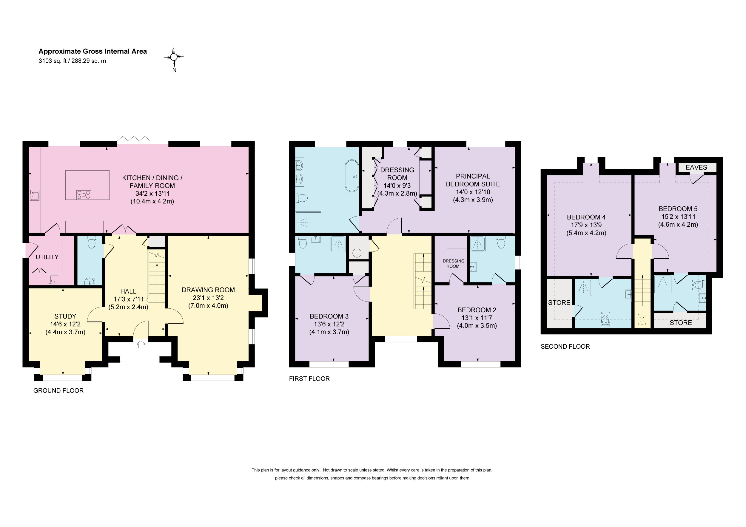 Horseshoe Crescent, Guildford floorplan