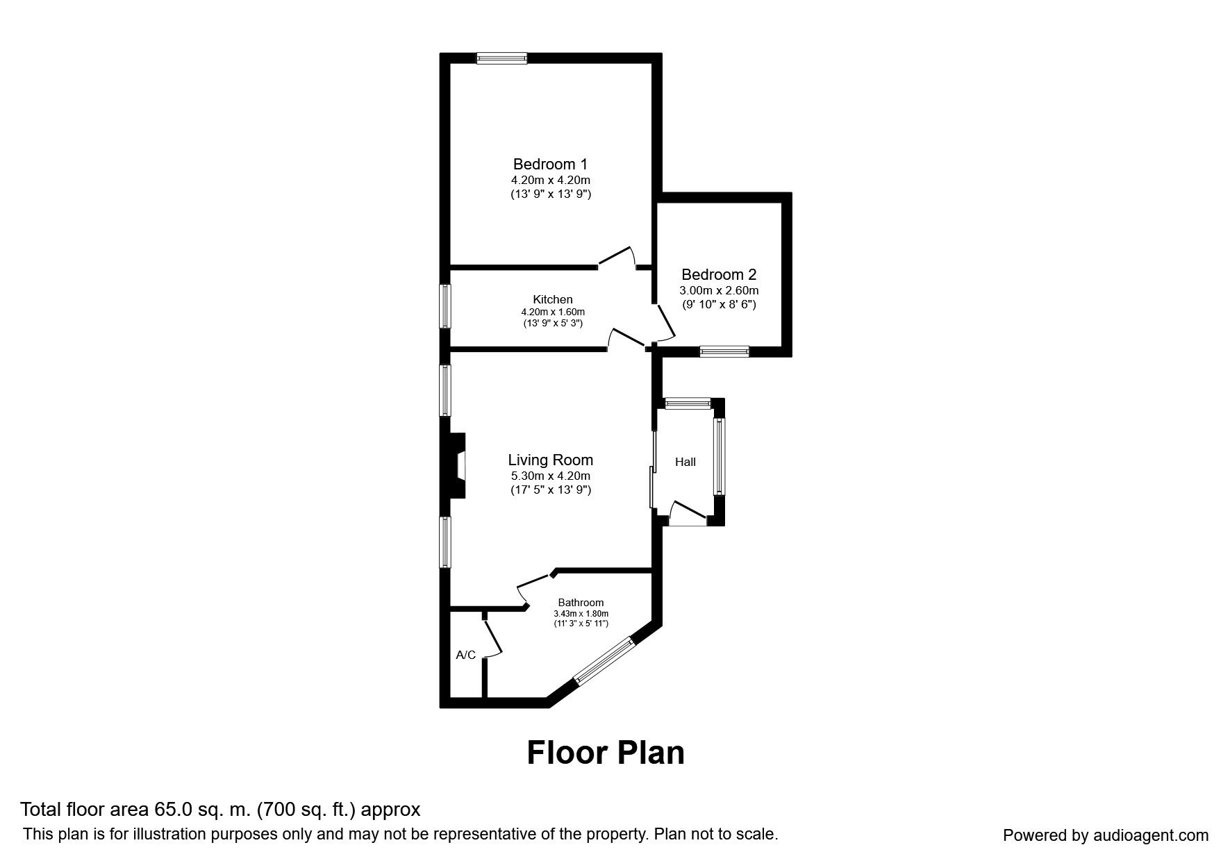 2 Bedrooms Flat to rent in Wheelock Street, Middlewich CW10