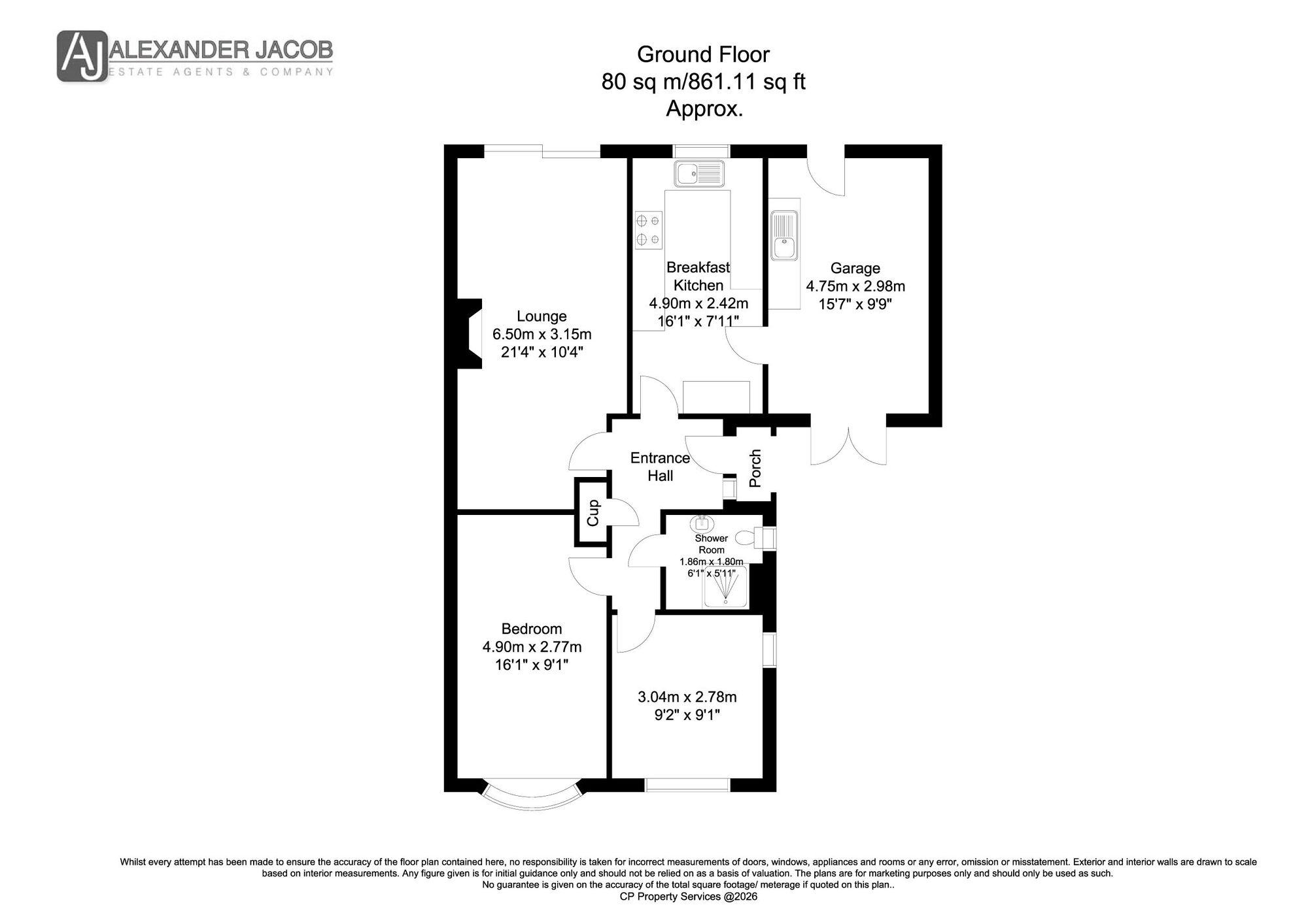44 Welham Grove, Retford floorplan