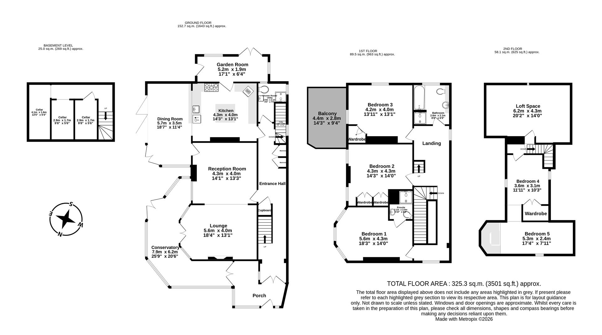 123, Sea Road, Westgate-On-Sea floorplan