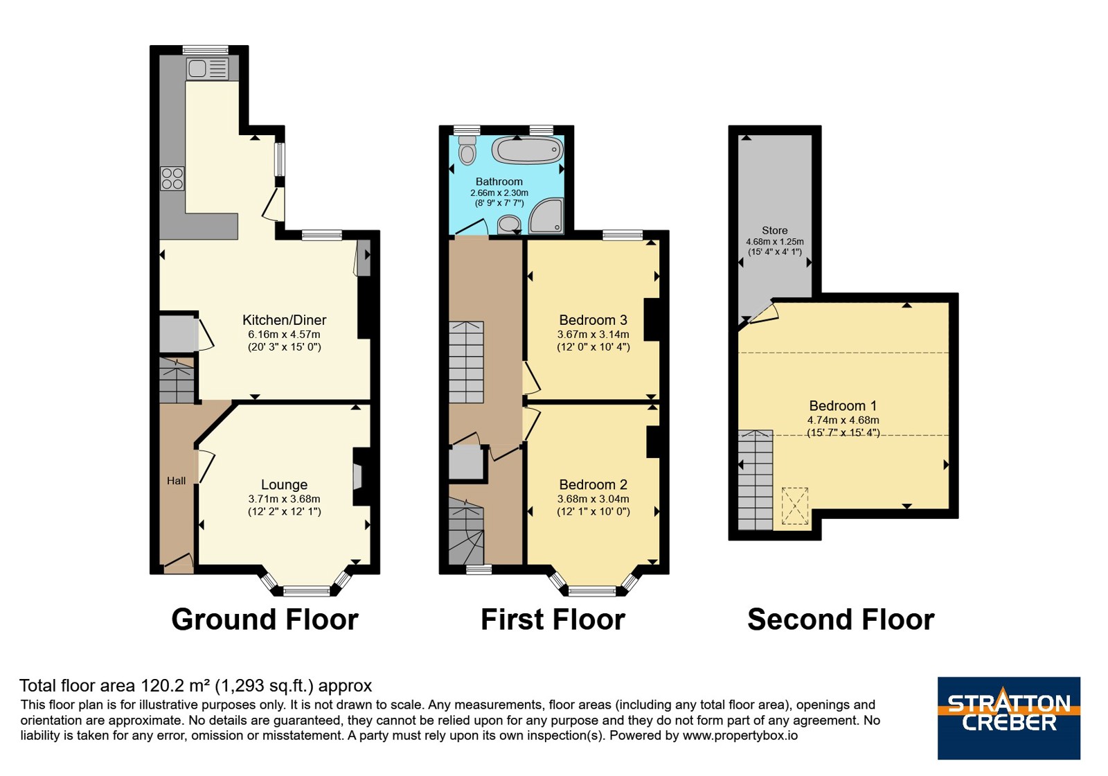 10, Belmont Place, Cornwall floorplan