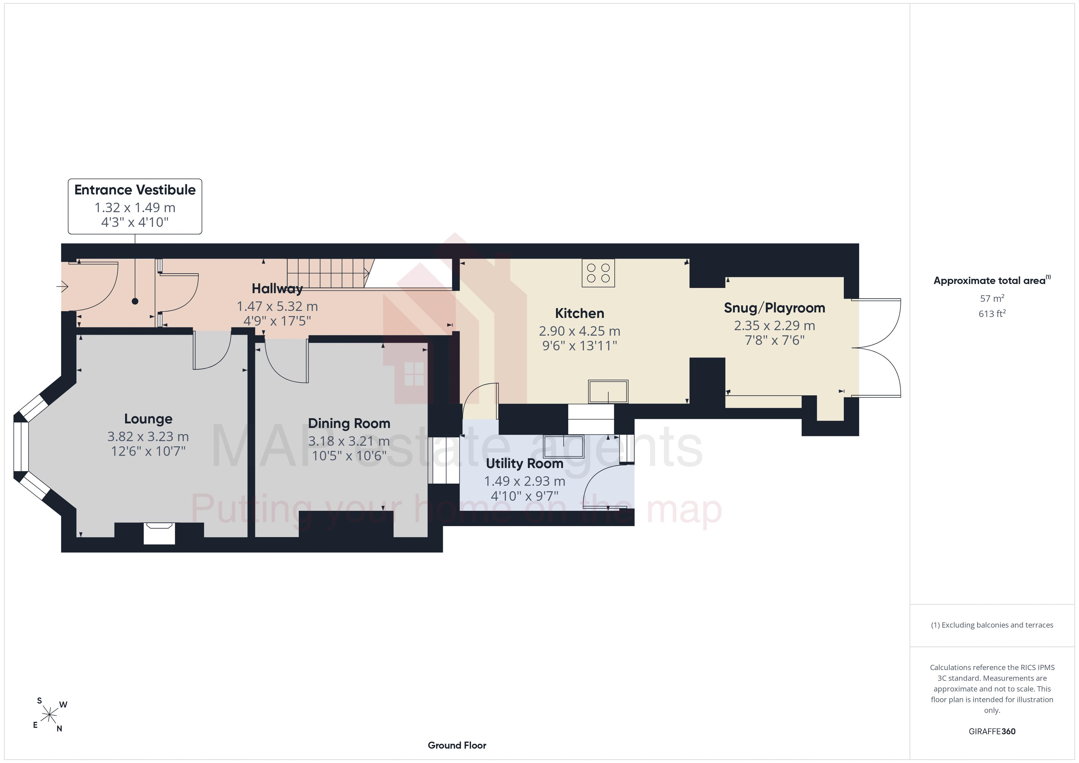 6, Cardrew Terrace, Redruth floorplan