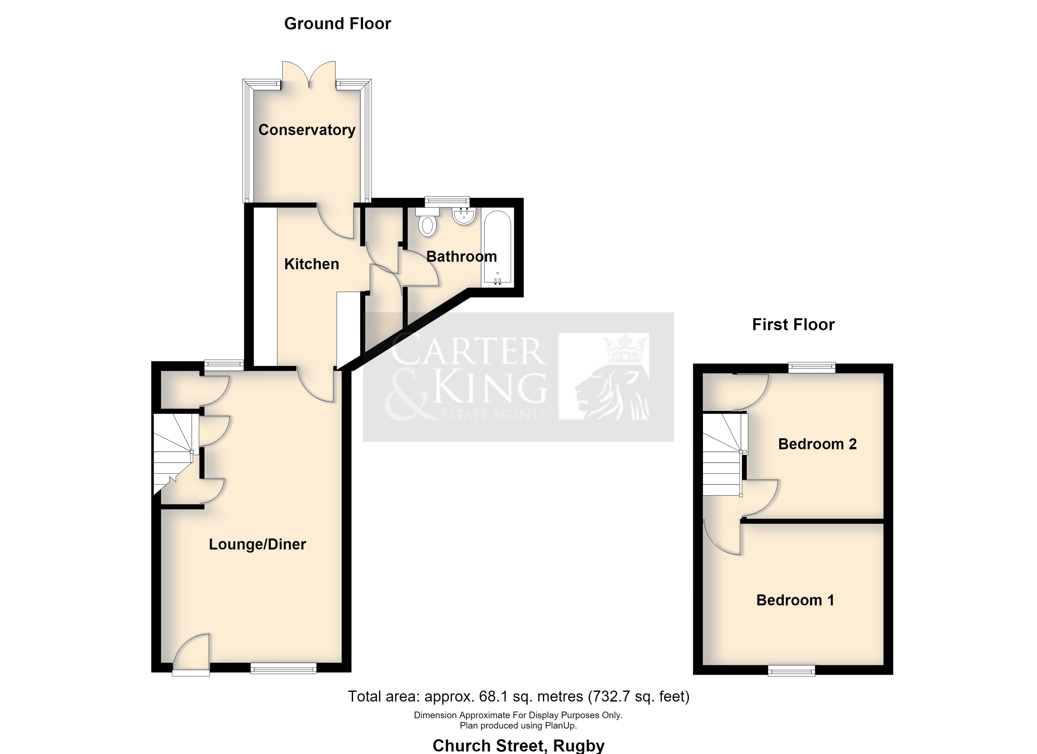 41, Church Street, Rugby floorplan