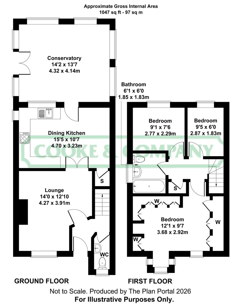 Coningsby Gardens, Lowton floorplan