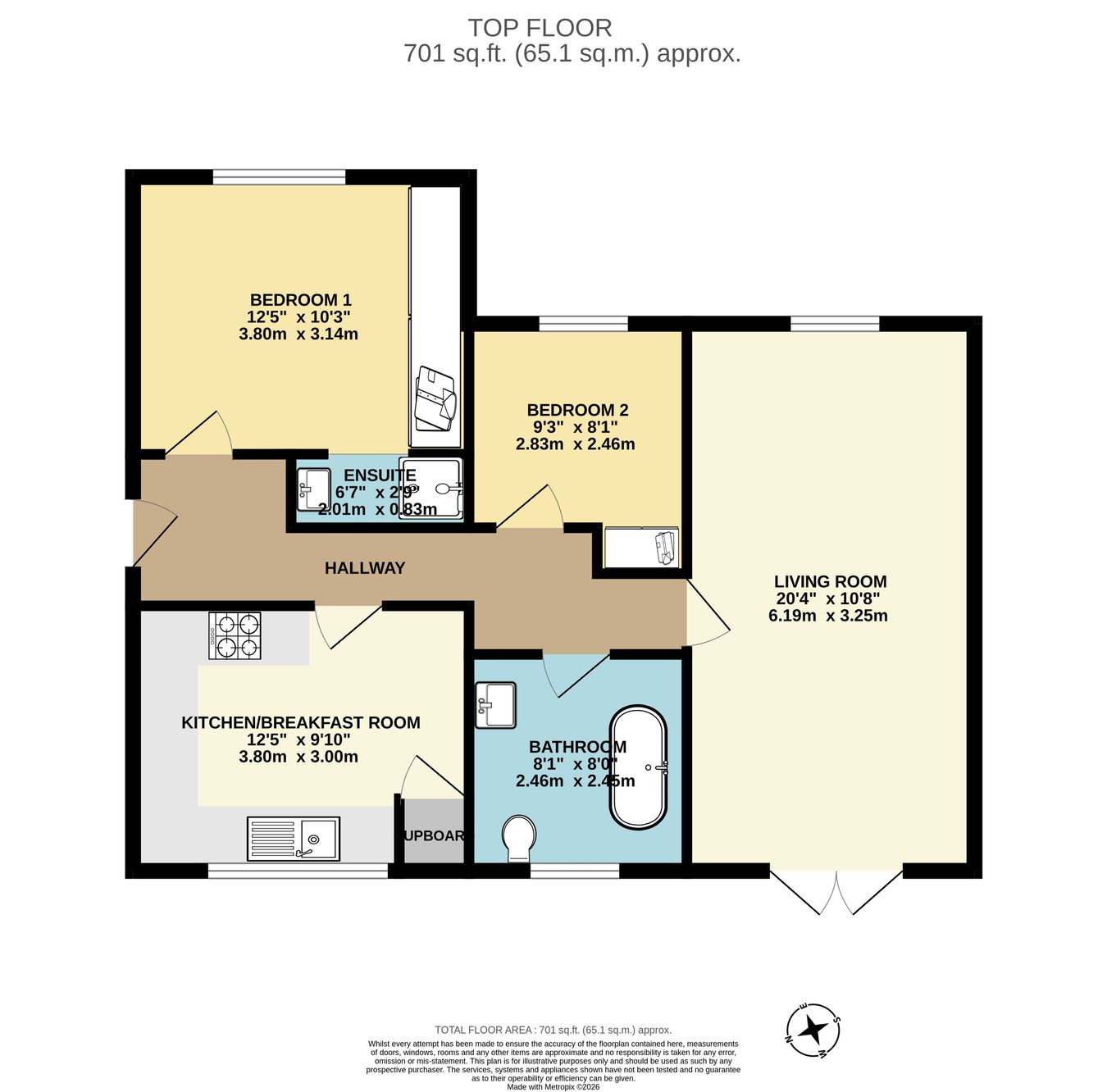 Bonnie Brae, Woolacombe floorplan