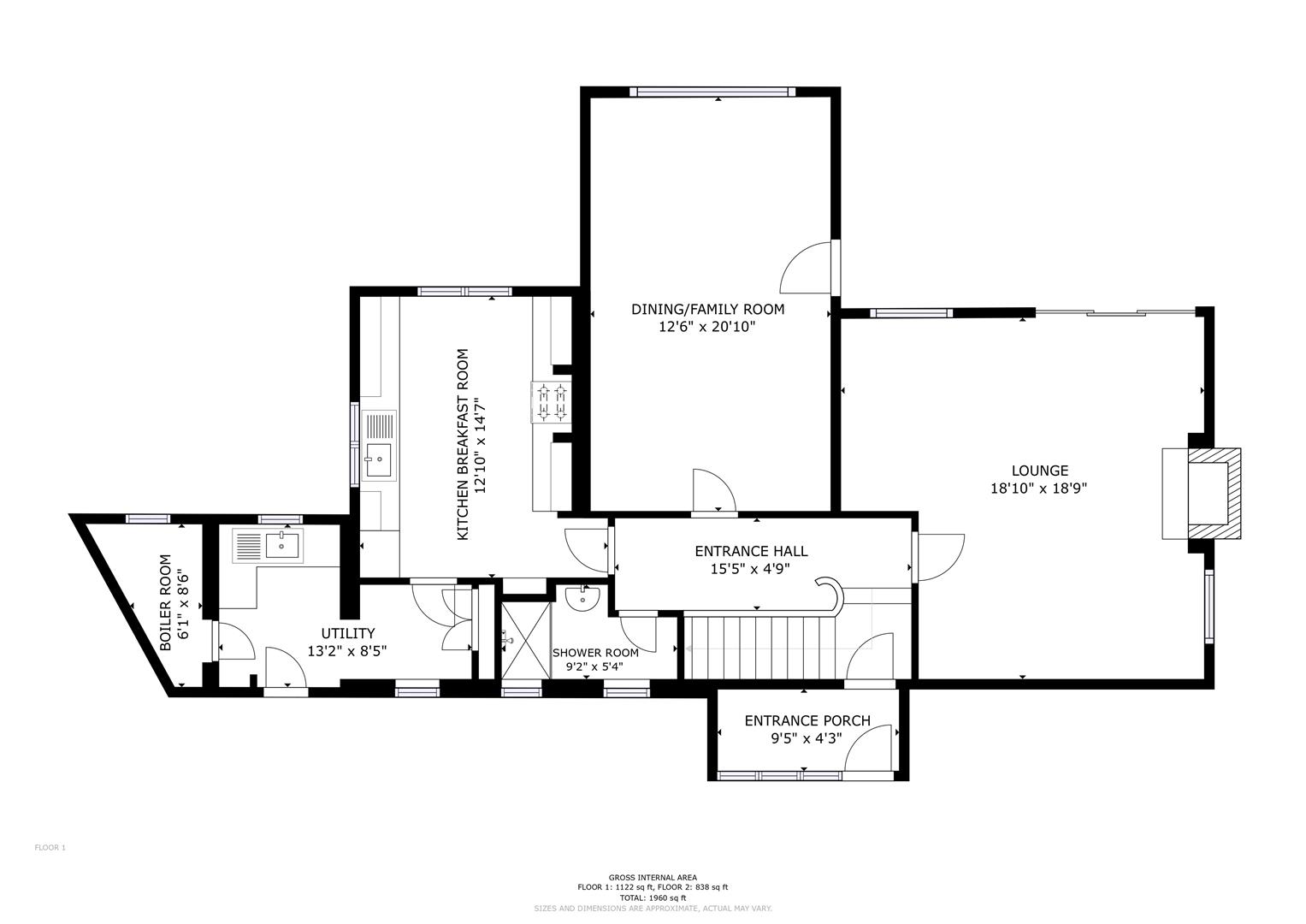North Wall House, North Street, Stamford floorplan