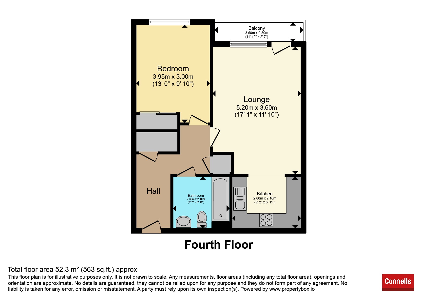 Flat 35, Quadrivium Point, Tuns Lane, Slough floorplan
