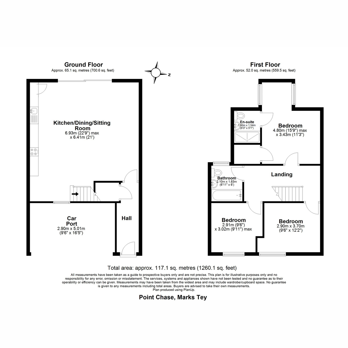 24a, Point Chase, Colchester floorplan