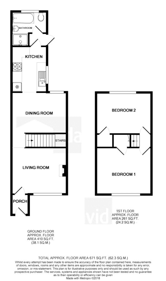 2 Bedrooms Terraced house for sale in Cherry Gardens, Bishop's Stortford CM23