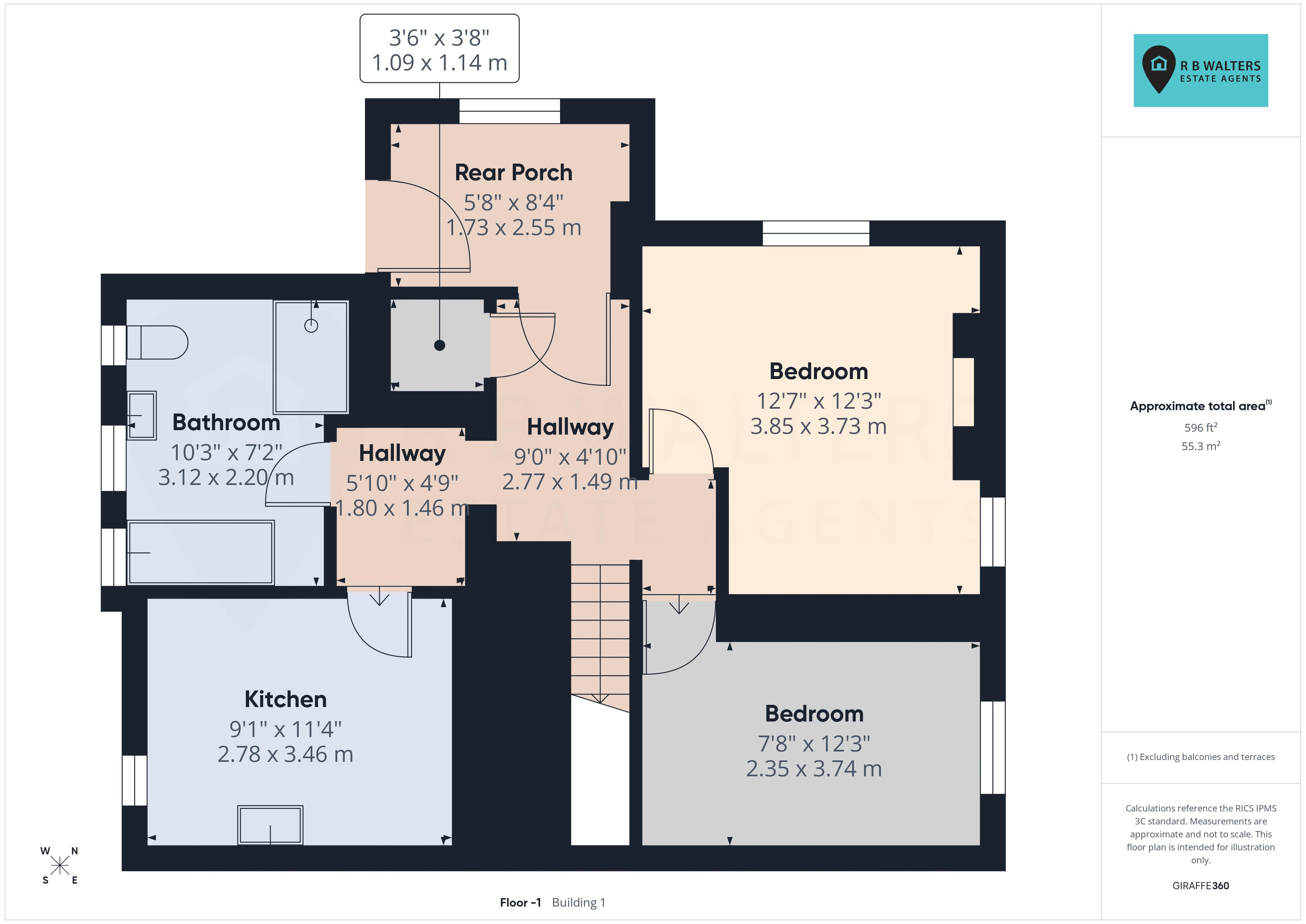 12, Woodville Road, Cinderford floorplan