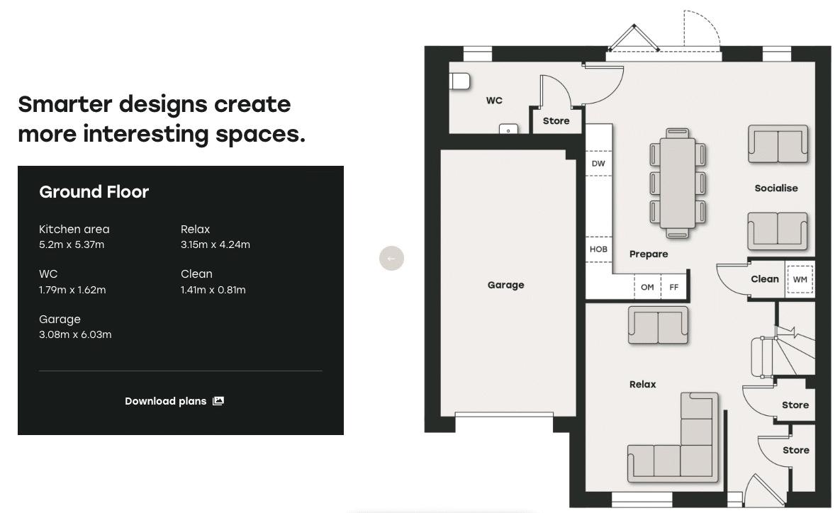 Plot 45 The Lavender, Iris West Moor Croft, Rotherham floorplan