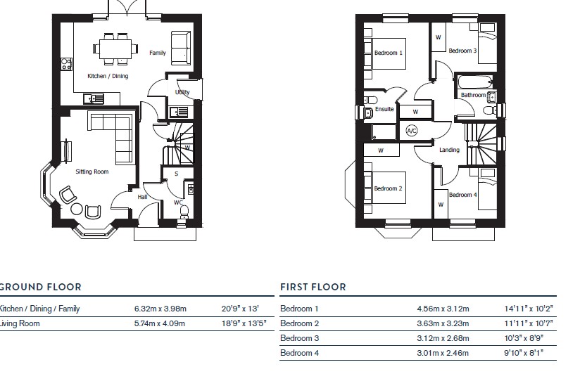 Plot 33 (Grantham), Hunston Road, Bury St. Edmunds floorplan