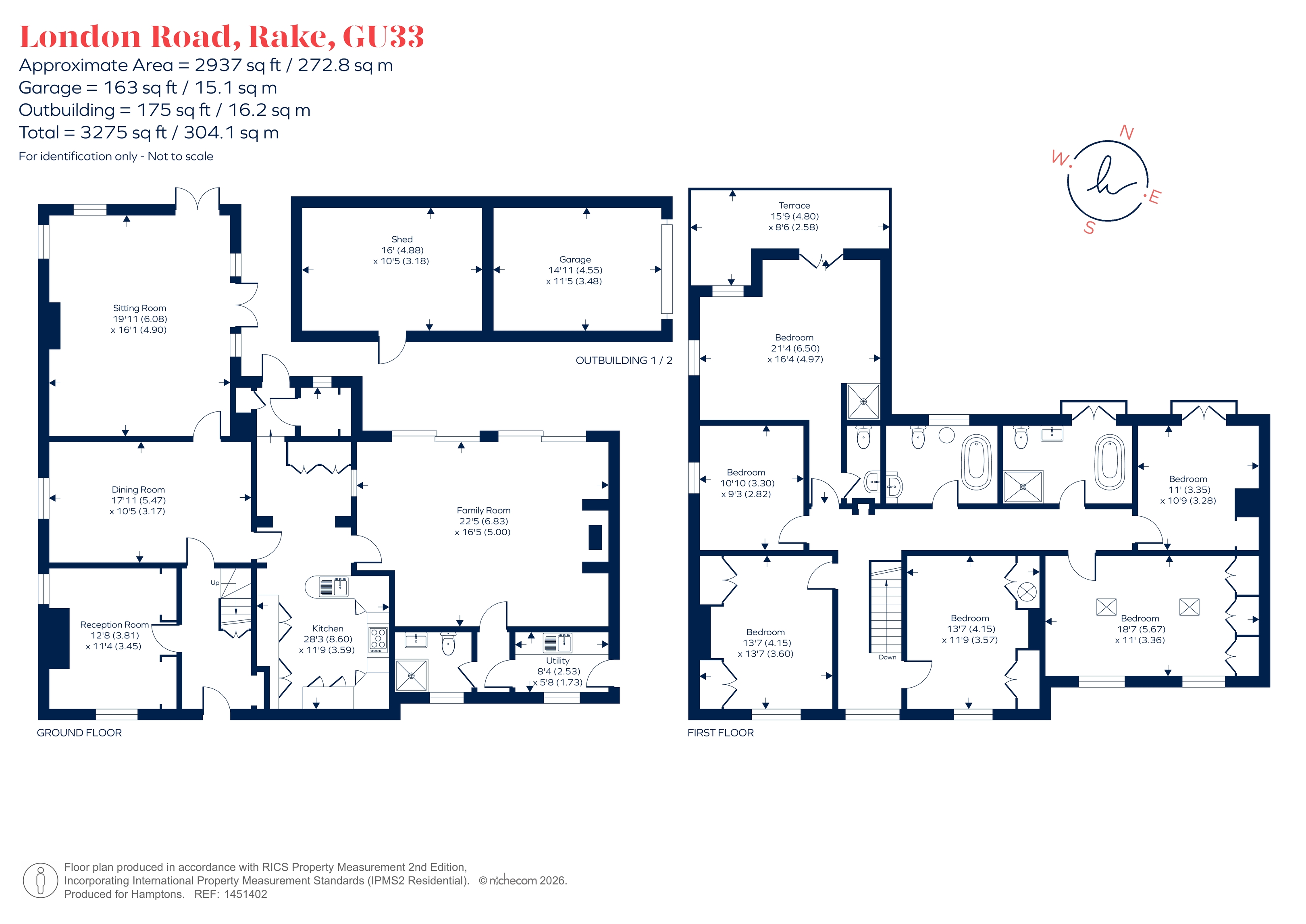 The Red House, London Road, Rake floorplan