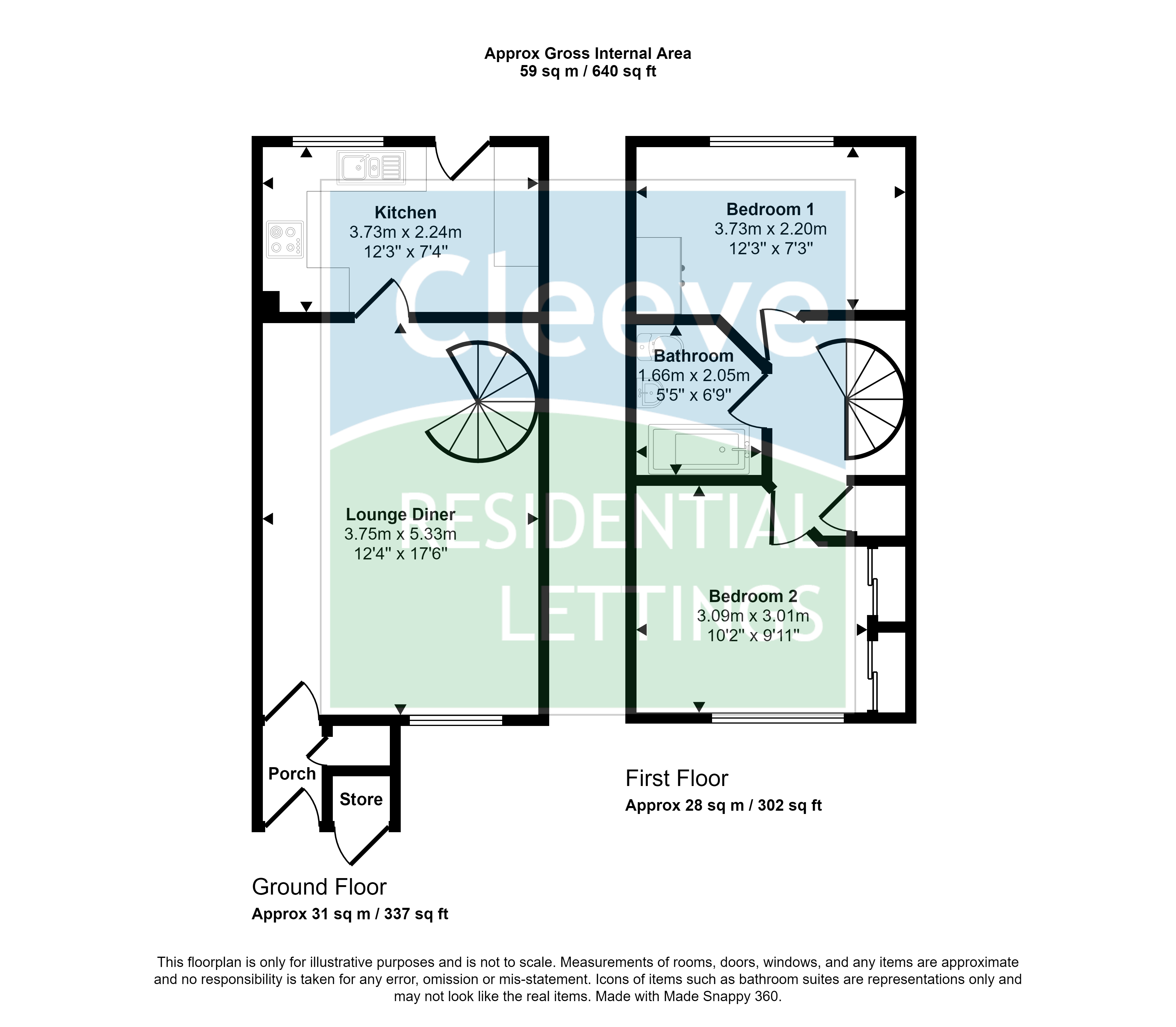 52, Ashlea Meadow, Cheltenham floorplan