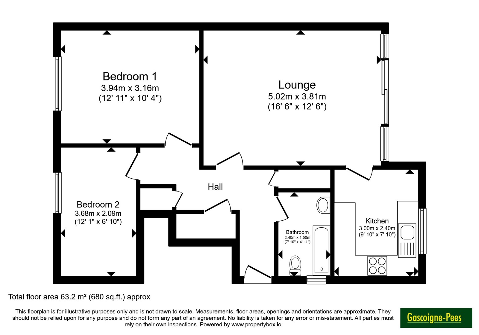 7 Merlin Court,, Merlin Road, Hampshire floorplan