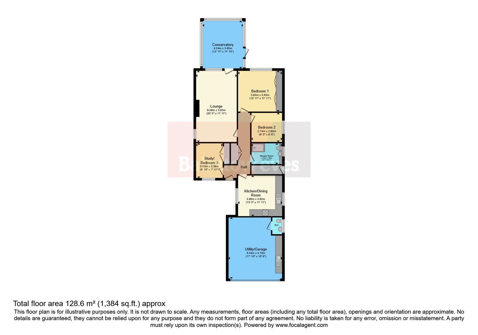 148A,, Southwell Road West, Nottinghamshire floorplan