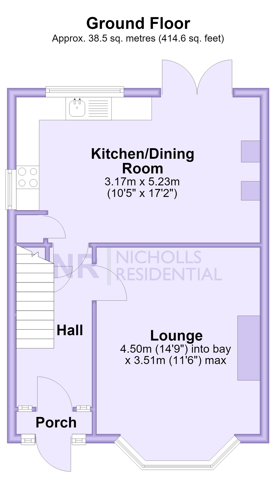 556, Chessington Road, West Ewell floorplan