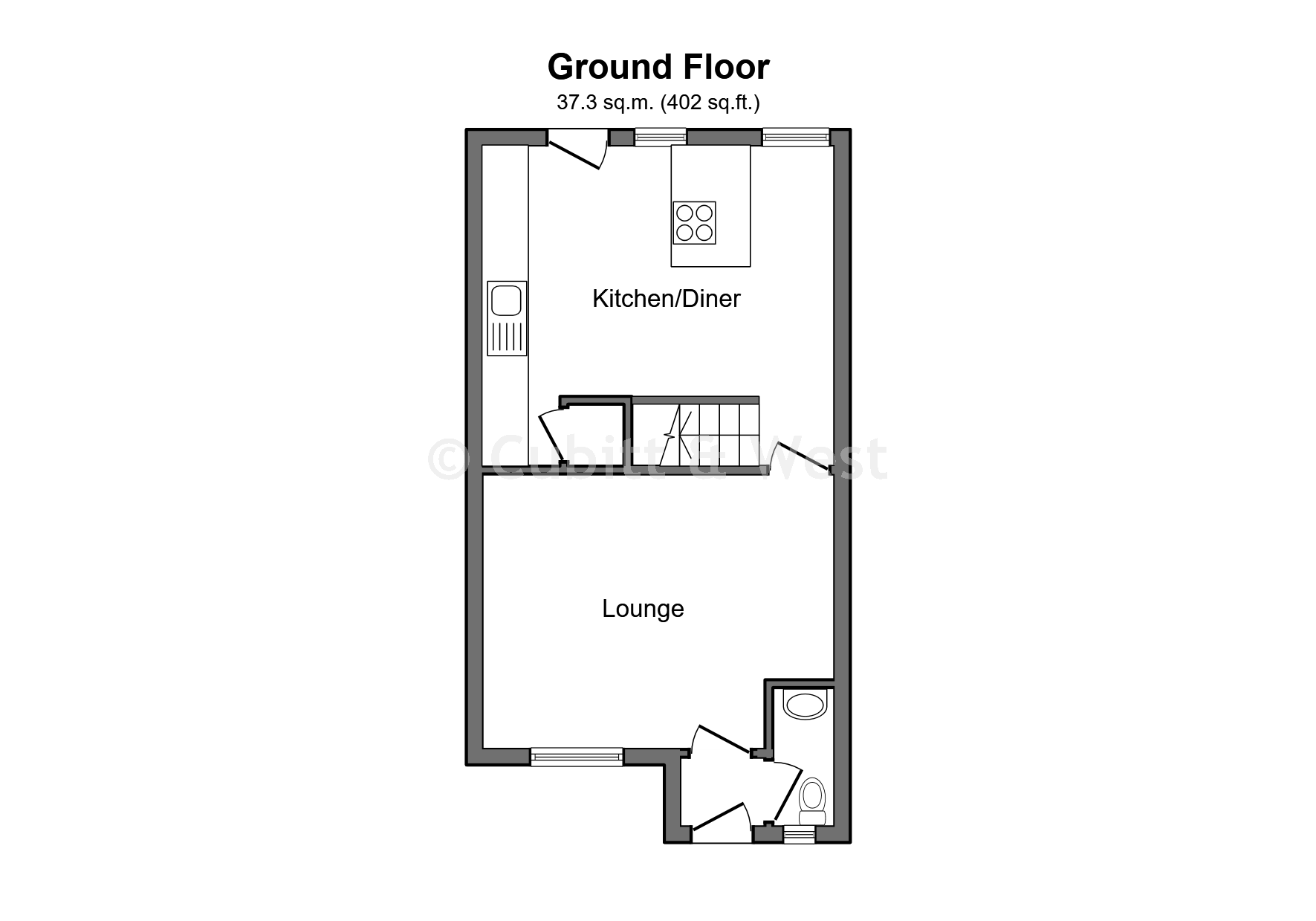 5, Azalea Close, Havant floorplan