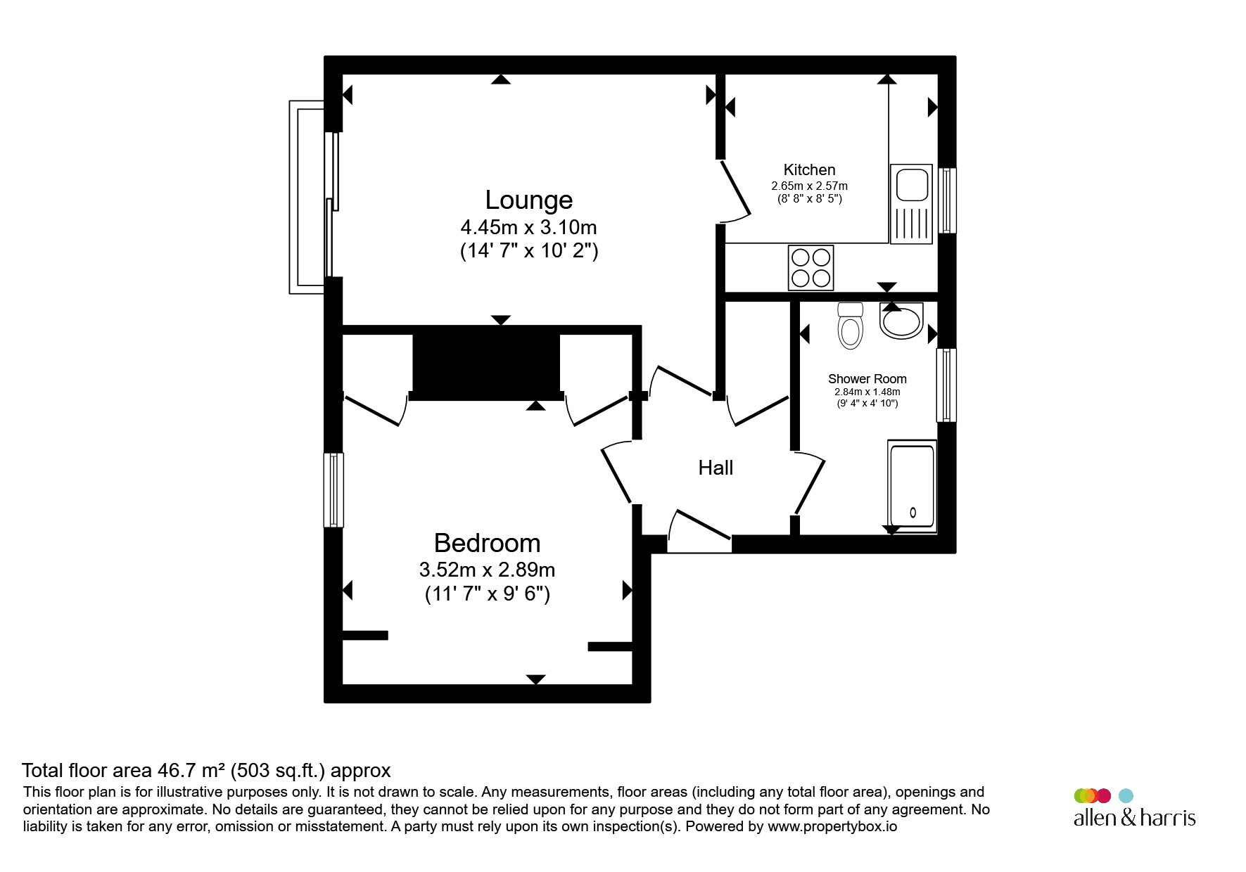 66a, Garry Drive, Paisley floorplan