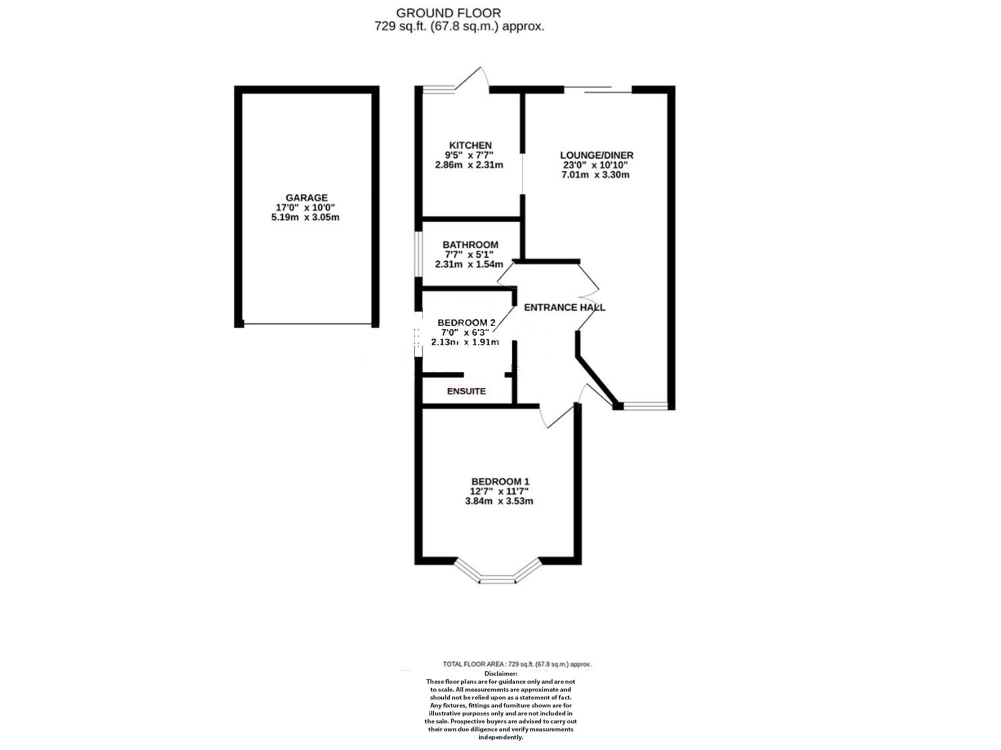 76 Kenilworth Road, Edgware floorplan