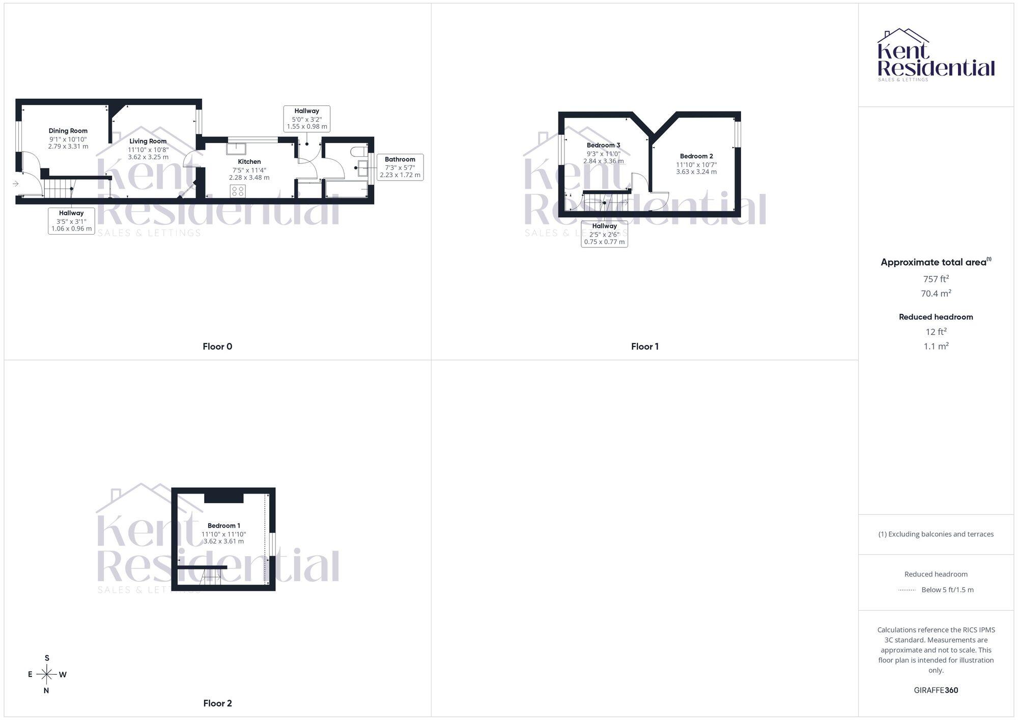 63, New Hythe Lane, Aylesford floorplan