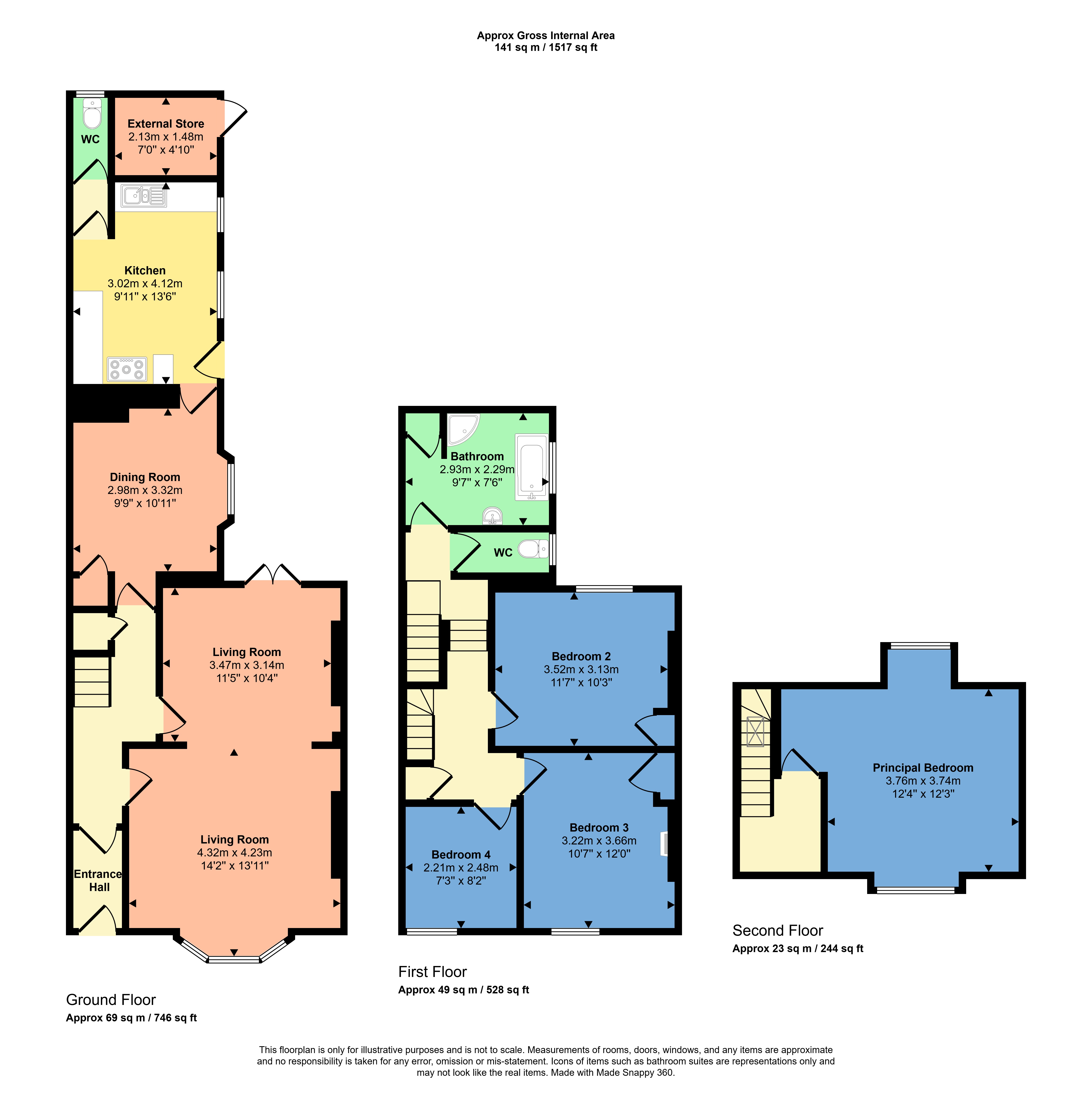 19, Killerton Road, Cornwall floorplan
