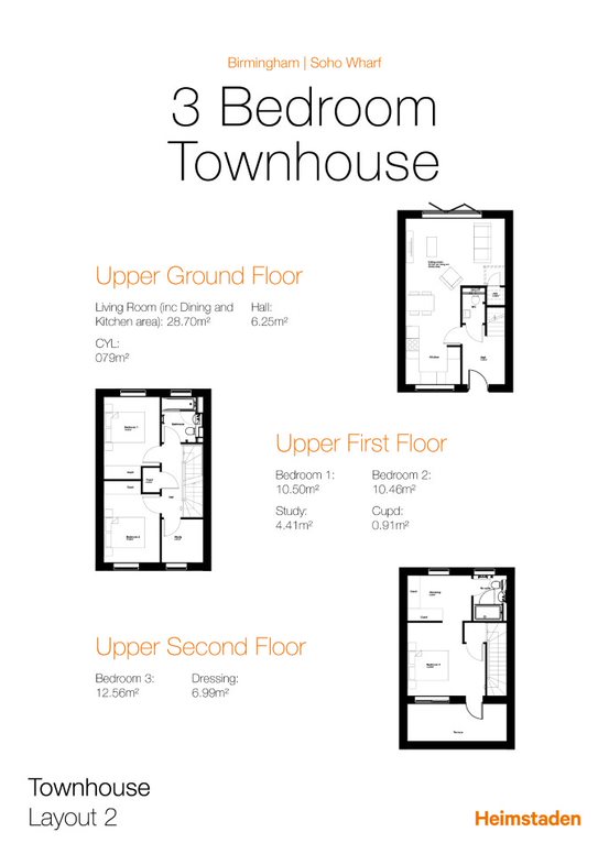 80 Hooper Street, Soho Wharf, Birmingham floorplan