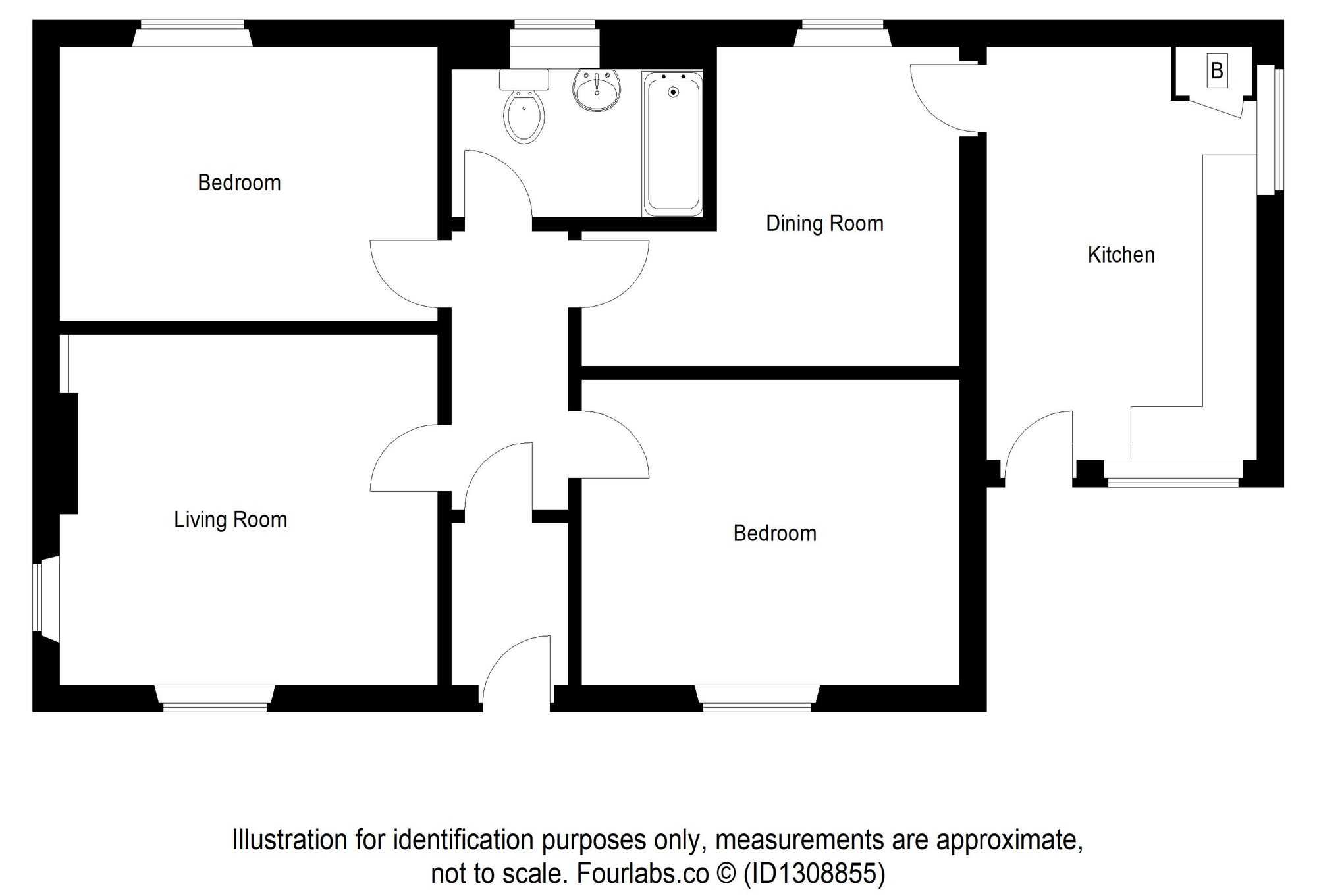 23 Northall Road, Glenrothes floorplan