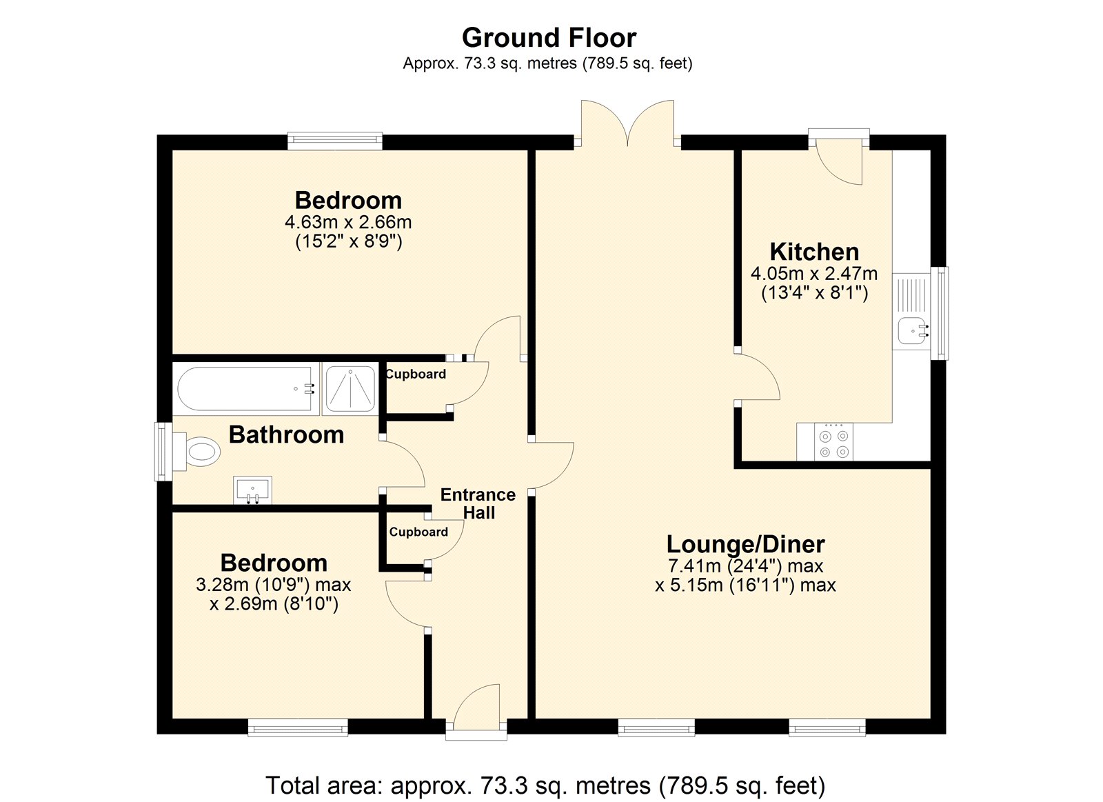 Hodgson Avenue, Leiston, Suffolk IP16, 2 bedroom bungalow for sale