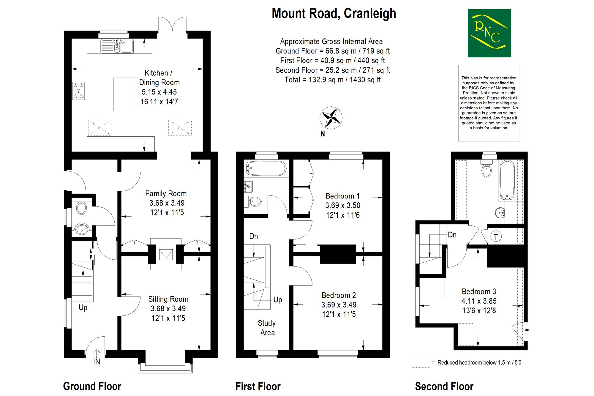 22 Mount Road, Cranleigh floorplan