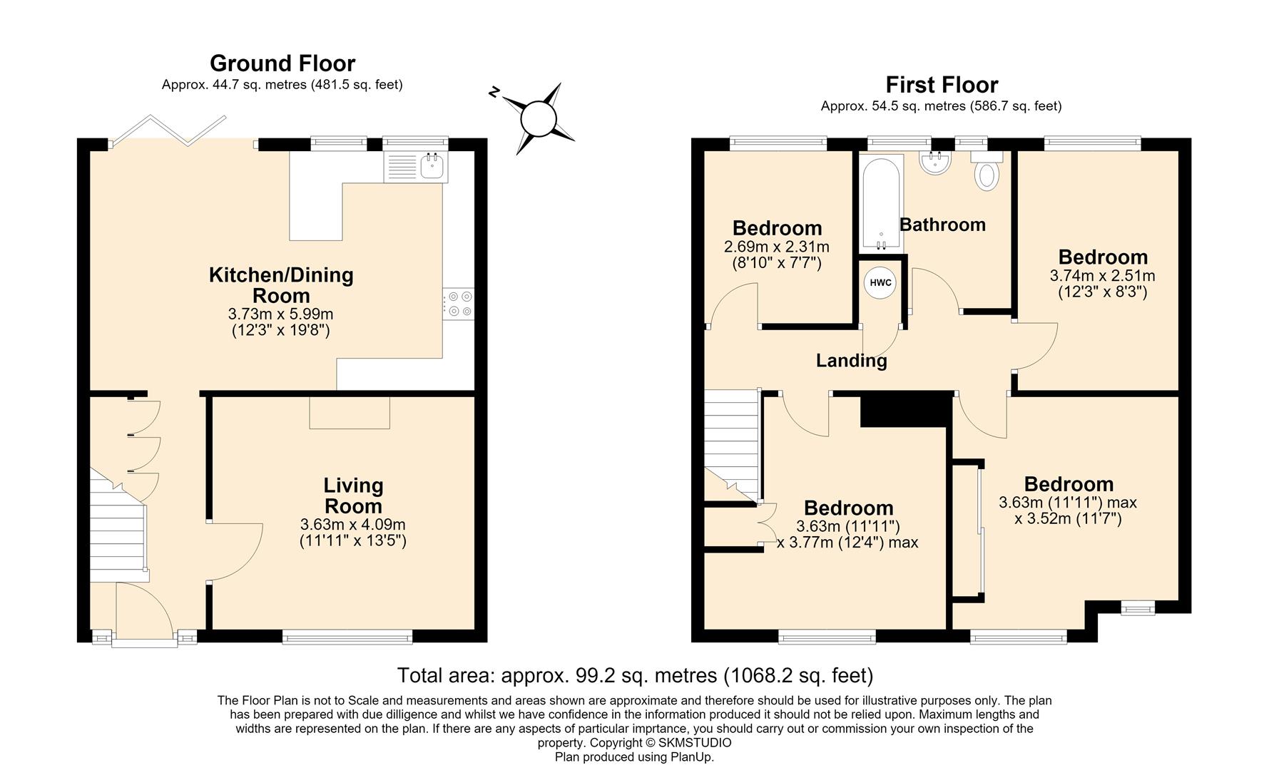 14, Briery Way, Hemel Hempstead floorplan