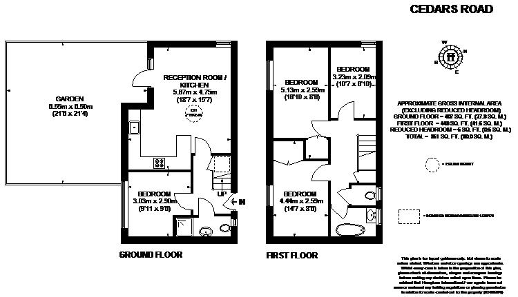 4 Bedrooms Flat to rent in Cedars Road, London SW4