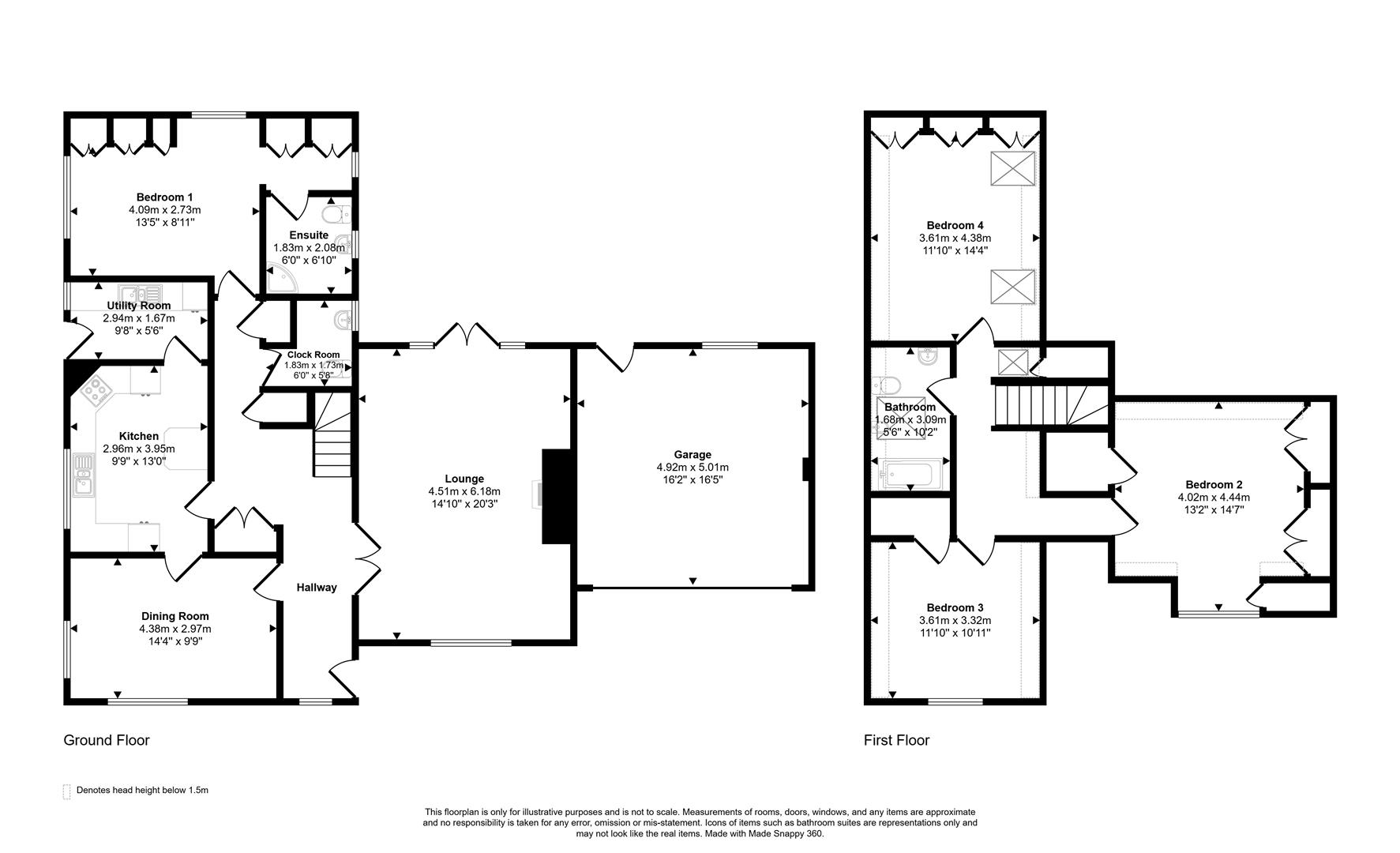Ordiwedd, Penparc, Haverfordwest floorplan