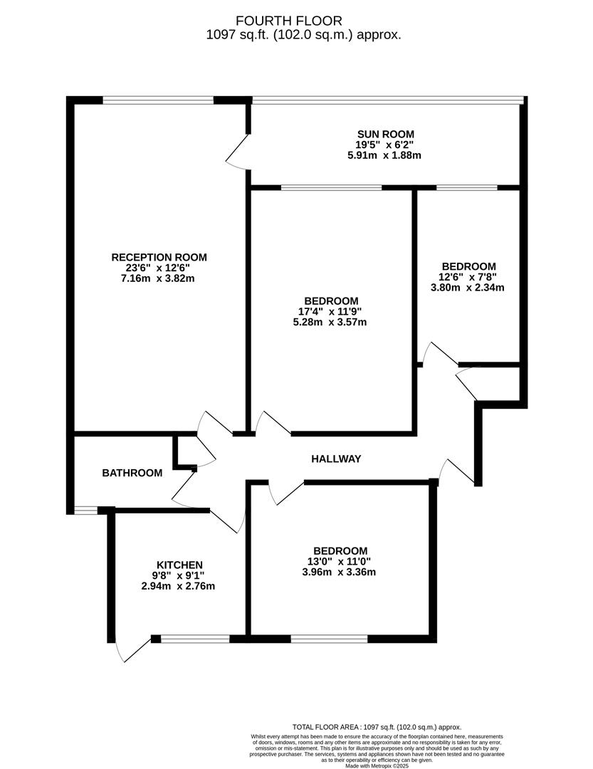 156, Marine Court, St. Leonards-On-Sea floorplan