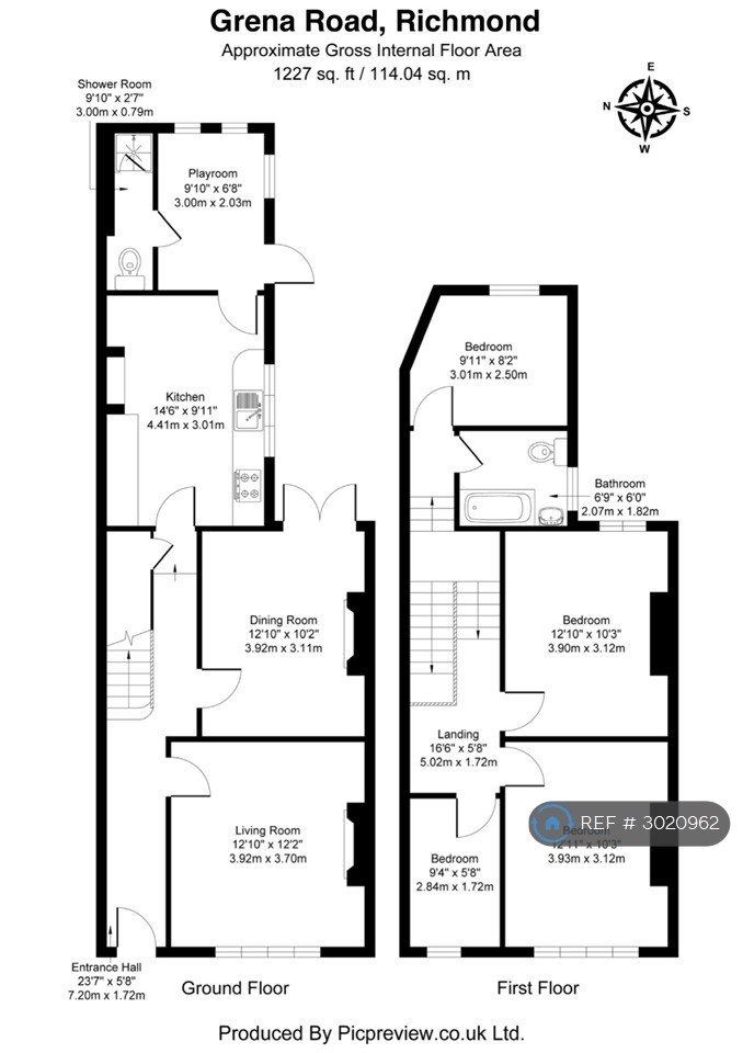 Grena Road, Richmond floorplan