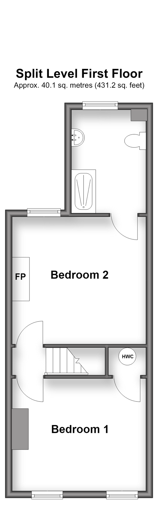 Sidney Road, Rochester floorplan