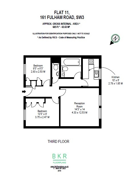 2 Bedrooms Flat to rent in Fulham Road, Chelsea, London SW3