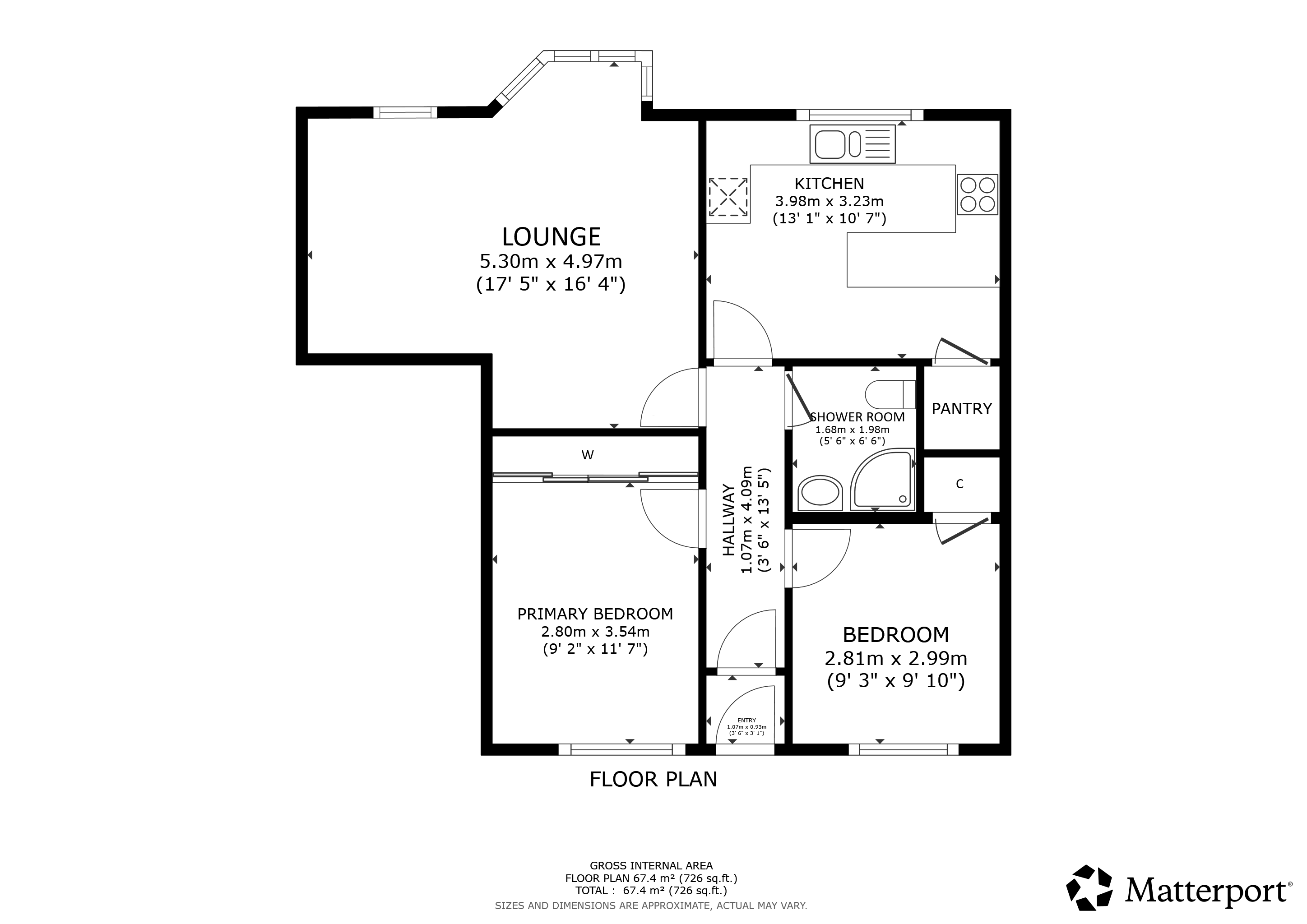 Tower Place, Tower Place floorplan