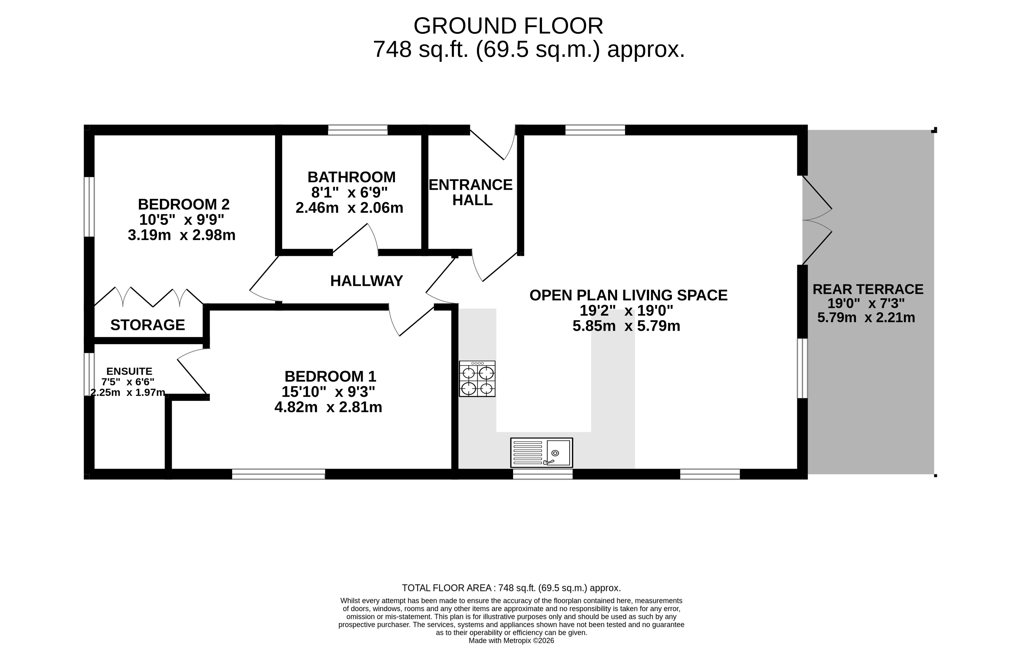 2 Meadow View, ., Plymouth floorplan