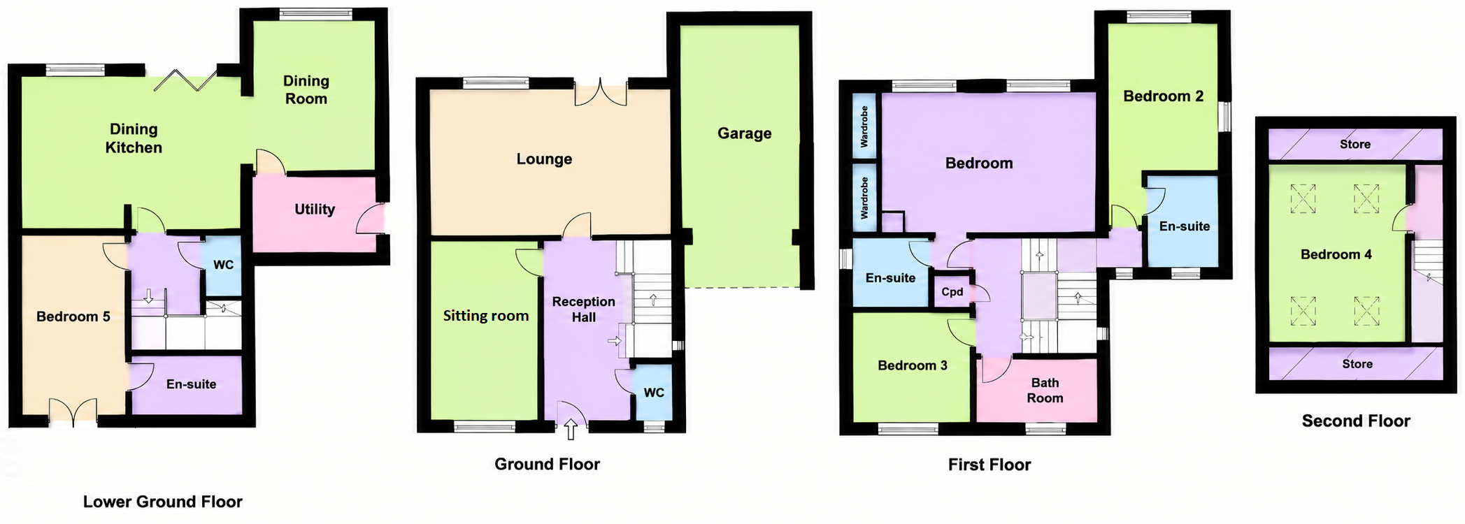 Chestnut Gardens, Shipley floorplan