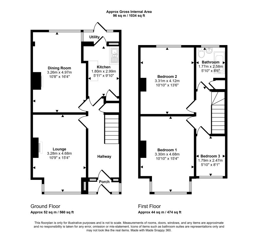 Perth Road, London floorplan