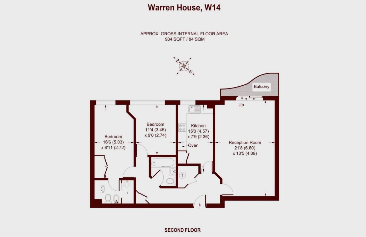 Warren House, London floorplan