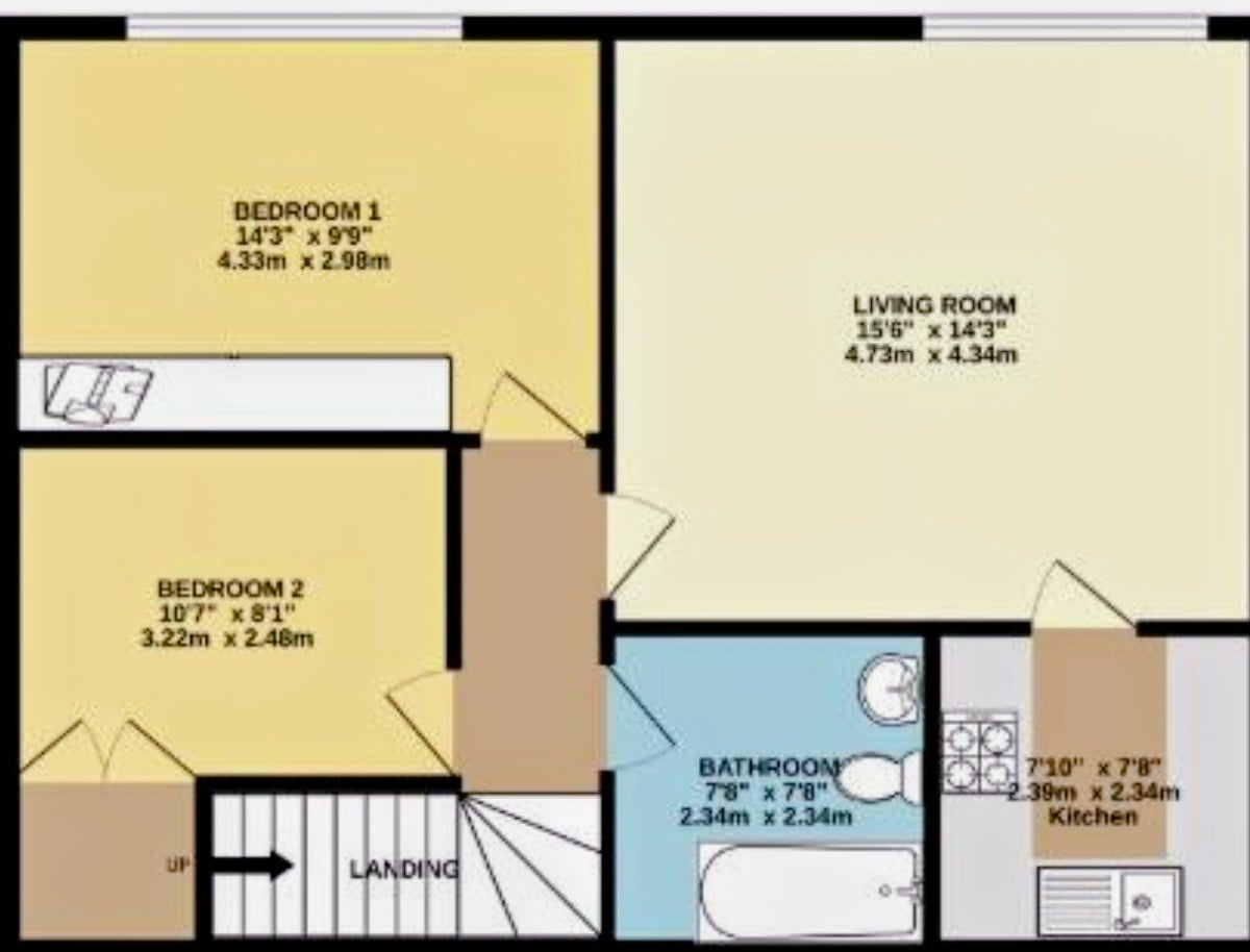 October Drive, Liverpool floorplan