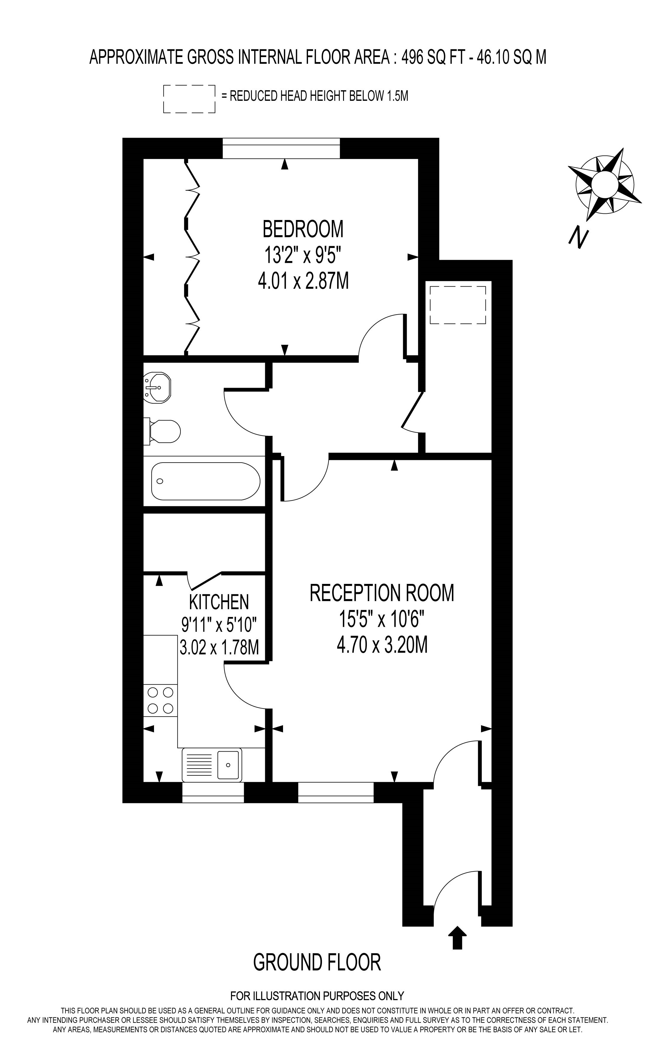 Cambridge Road, West Molesey floorplan